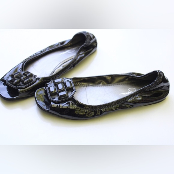 Jessica Simpson peep toe flats - Picture 2 of 11